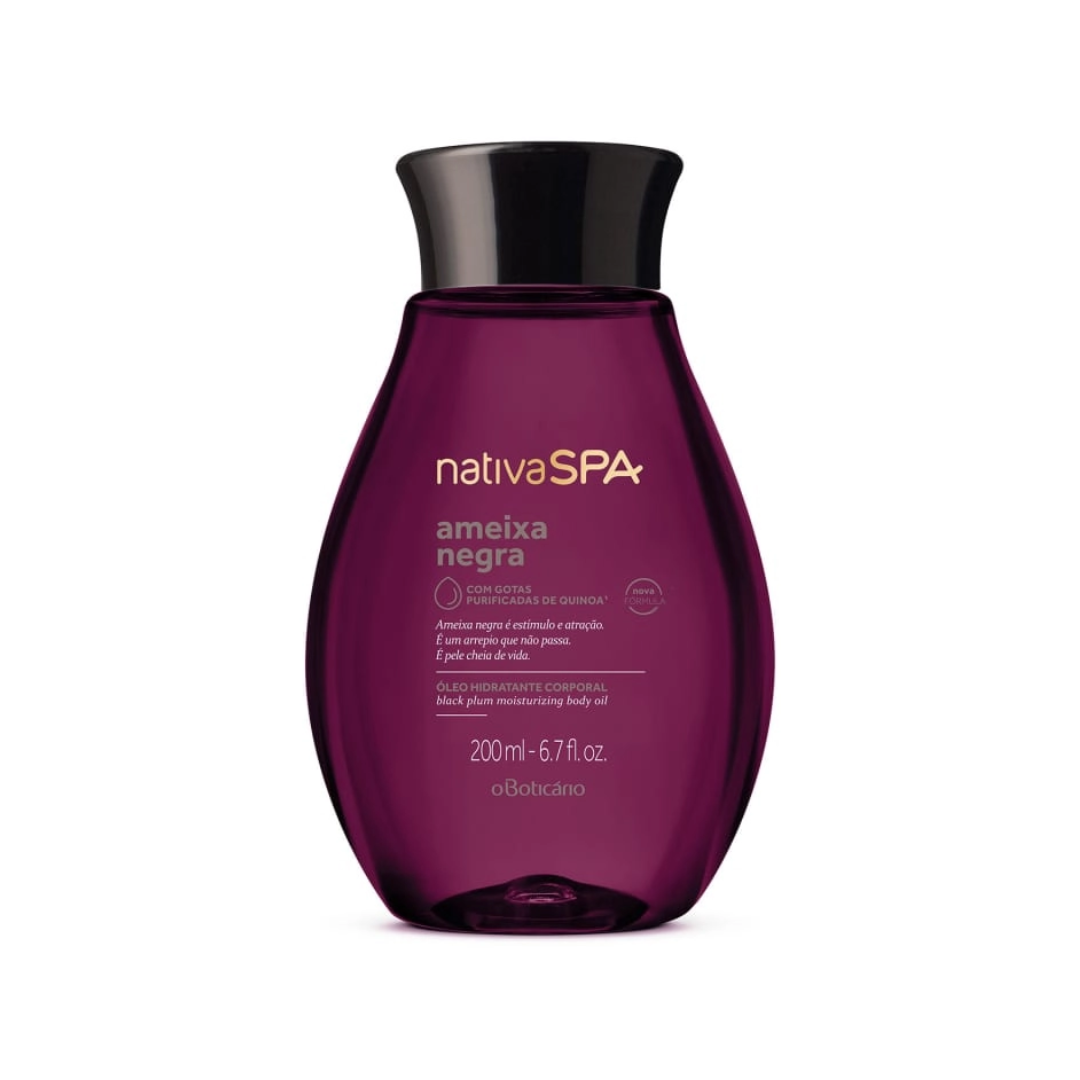 O Boticário Óleo Hidratante Desodorante Corporal Nativa SPA: Ameixa Negra (200ml)